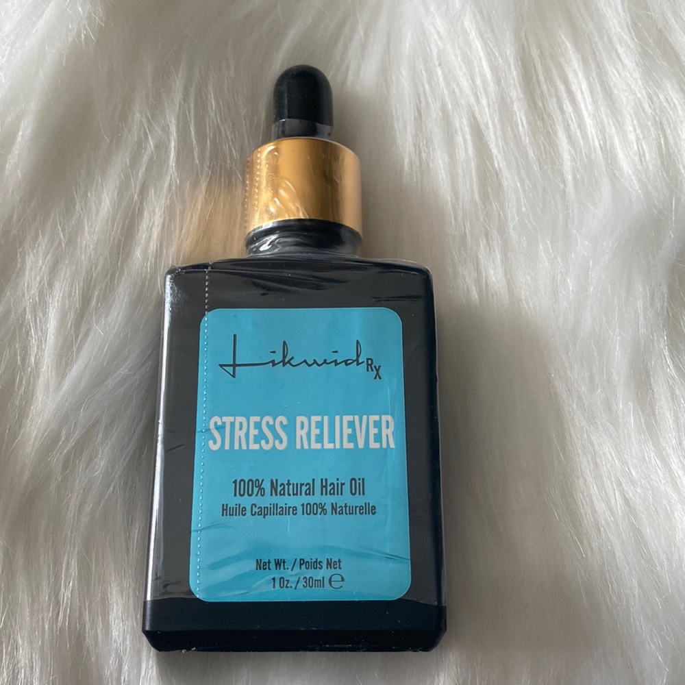Likwid RX Stress Reliever 100% Natural Hair Oil 1 oz
